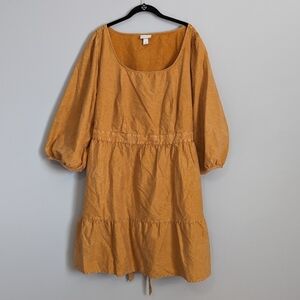 Ava & Viv Faded Puff Sleeve Dress